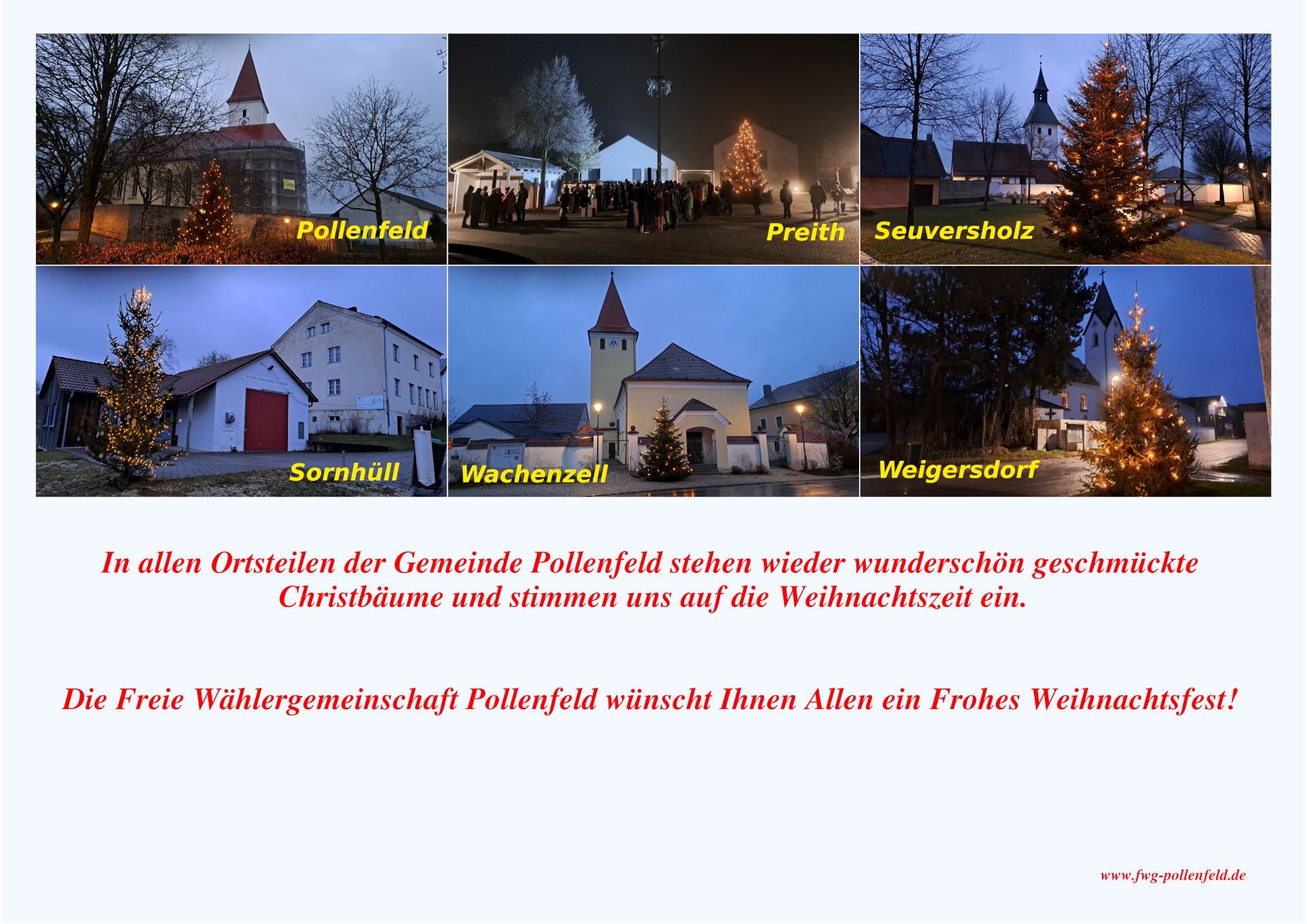 Weihnachstkarte FWG