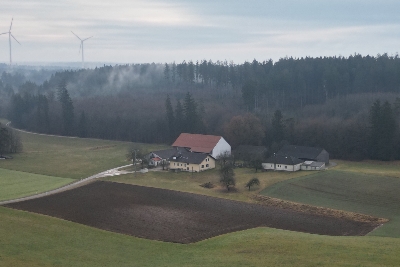 Luftbild Ziegelhütte Wachenzell