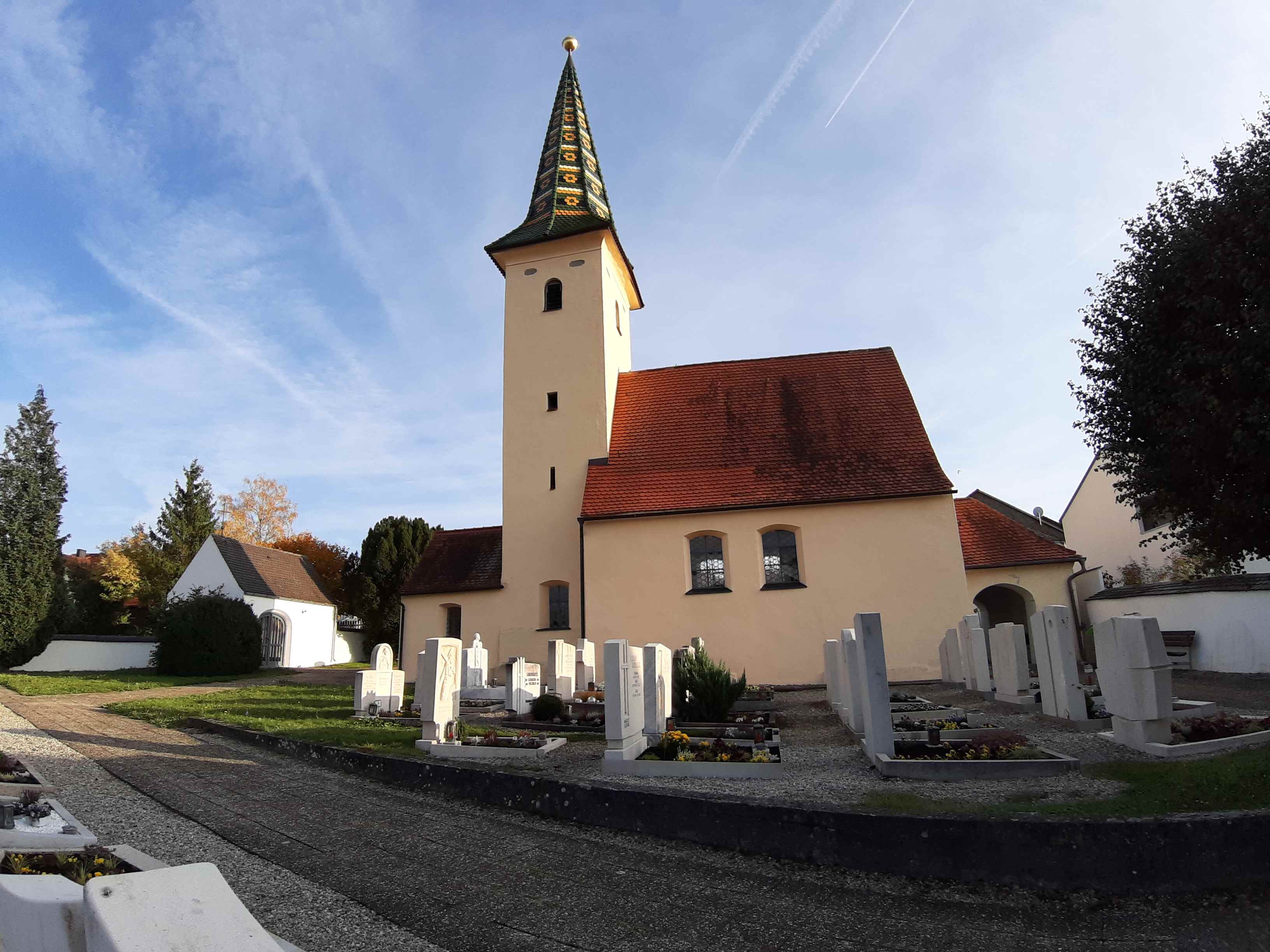 Friedhof der Kirche St Martin